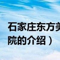 石家庄东方美术学院（关于石家庄东方美术学院的介绍）