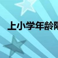 上小学年龄限制新规定（上小学年龄限制）