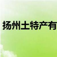 扬州土特产有哪些产品（扬州土特产有哪些）