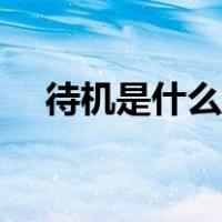 待机是什么意思（手机续航是什么意思）