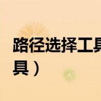 路径选择工具选择的是整个路径（路径选择工具）