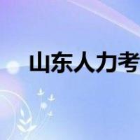 山东人力考试中心（山东人事考试中心）
