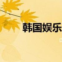 韩国娱乐公司市值（韩国娱乐公司）