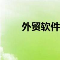 外贸软件管理软件（外贸管理软件）