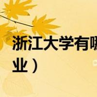 浙江大学有哪些专业硕士（浙江大学有哪些专业）