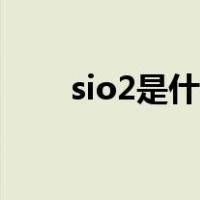 sio2是什么医学术语（sio2是什么）