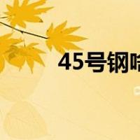 45号钢啥意思（45号钢什么意思）