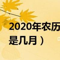 2020年农历冬月是几月份（2020年农历冬月是几月）