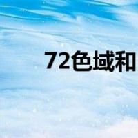 72色域和100色域对比图（72 色域）