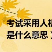 考试采用人机对话是什么意思（人机对话考试是什么意思）
