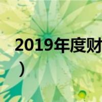 2019年度财务报告（2019最新财务报表模板）