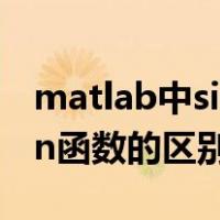 matlab中sinc函数含义（matlab中sinc和sin函数的区别）