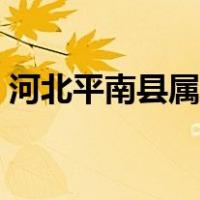 河北平南县属于哪个市（平南县属于哪个市）