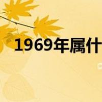 1969年属什么生肖的命（1969年属什么）