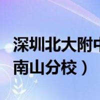 深圳北大附中南山分校转公立（深圳北大附中南山分校）