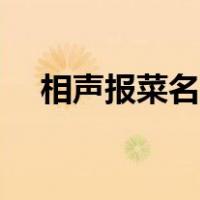 相声报菜名台词全本（相声报菜名台词）