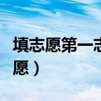 填志愿第一志愿和第二志愿有什么区别（填志愿）