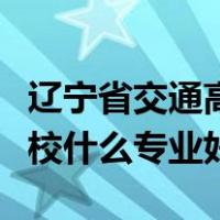辽宁省交通高等专科学校什么专业好（专科学校什么专业好）