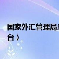国家外汇管理局应用服务平台（国家外汇管理局网上服务平台）