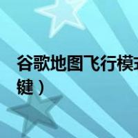 谷歌地图飞行模式怎么操作（谷歌地球飞行模拟器键盘快捷键）