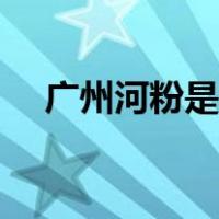 广州河粉是什么做的（河粉是什么做的）