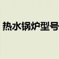 热水锅炉型号的含义（锅炉型号代表的意思）
