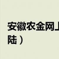 安徽农金网上银行登录（安徽农金网上银行登陆）