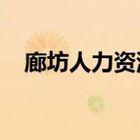 廊坊人力资源与社会保障局网上办事大厅