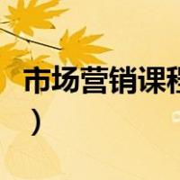 市场营销课程思政元素有哪些（市场营销课程）