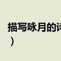 描写咏月的诗句有哪些（写咏月的诗句有哪些）