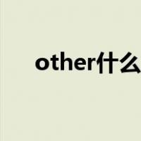 other什么快递公司（other物流查询）