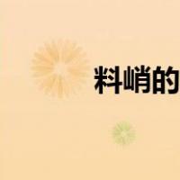 料峭的意思解释（料峭的意思）
