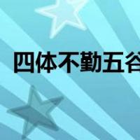 四体不勤五谷不分孰为夫子的为是什么词性