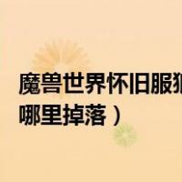 魔兽世界怀旧服狼头之盔图纸怎么获得（wow狮心头盔图纸哪里掉落）