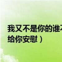 我又不是你的谁不能带给你安慰dj（我又不是你的谁不能带给你安慰）