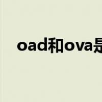 oad和ova是什么意思（ova是什么意思）