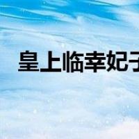 皇上临幸妃子图片（皇帝临幸妃子全过程）