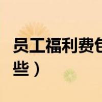 员工福利费包括哪些内容（员工福利费包括哪些）
