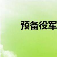 预备役军官有军籍吗（预备役军官）