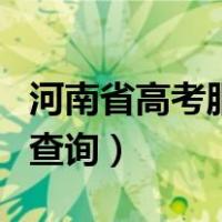 河南省高考服务平台考场查询（河南高考考场查询）