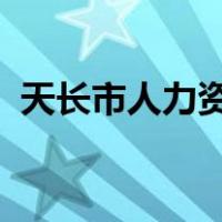 天长市人力资源和社会保障局网上为事大厅