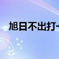 旭日不出打一字谜什么字,挥手告别打一字