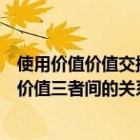 使用价值价值交换价值三者之间的关系（使用价值交换价值价值三者间的关系是）
