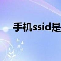 手机ssid是什么意思（ssid是什么意思）