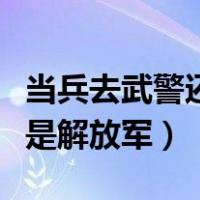 当兵去武警还是解放军当兵好（当兵去武警还是解放军）