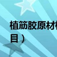 植筋胶原材检测项目有哪些?（植筋胶检测项目）