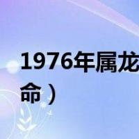 1976年属龙是什么命女（1976年属龙是什么命）