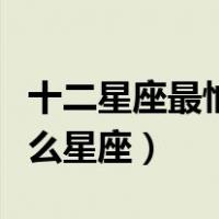 十二星座最怕什么星座的人（十二星座最怕什么星座）
