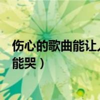 伤心的歌曲能让人听了能哭的歌名（伤心的歌曲能让人听了能哭）