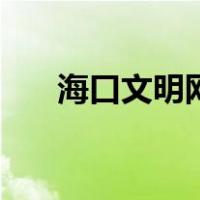 海口文明网网上祭英烈（海口文明网）